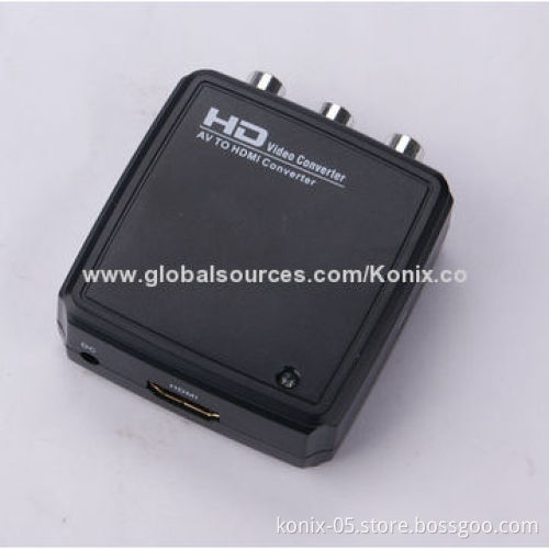 Portable video converter convert HDMI to AV